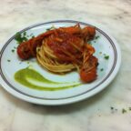 Spaghetto con gamberi di fiume